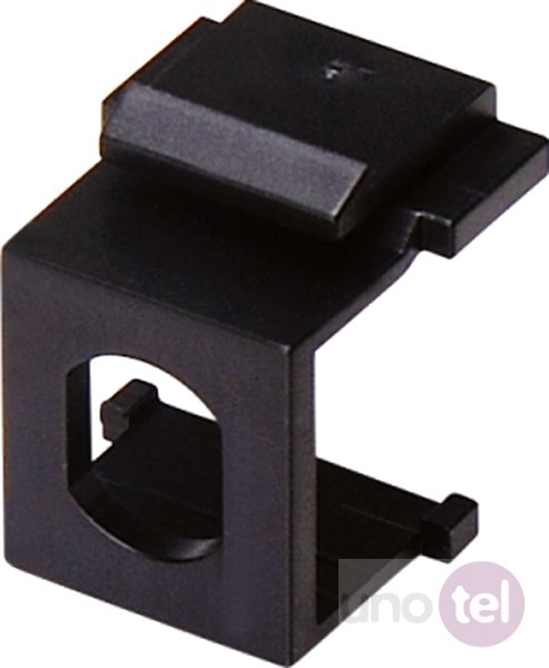 Adapter mocowania typu keystone pod adapter ST simplex, kolor czarny