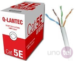 Kabel UTP kat.5e PVC 4x2x24AWG 305m Q-LANTEC