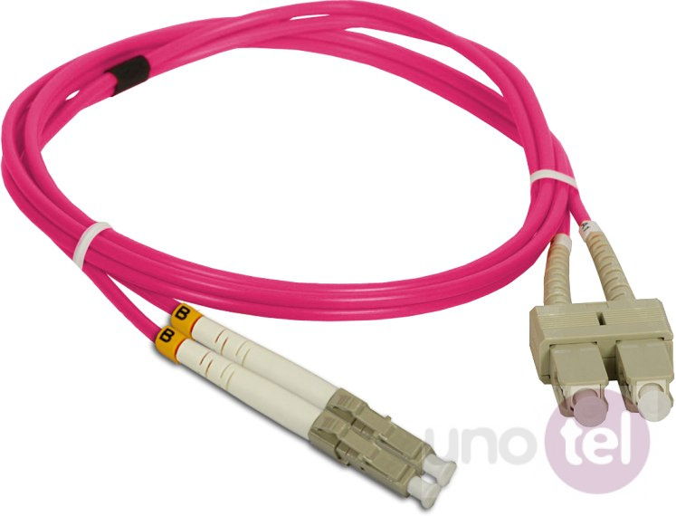 Patch cord MM OM4 LC-SC duplex 50/125 1.0m FOC-LCSC-5MMD-1-4 Patch cord MM OM4 LC-SC duplex 50/125 1.0m FOC-LCSC-5MMD-1-4