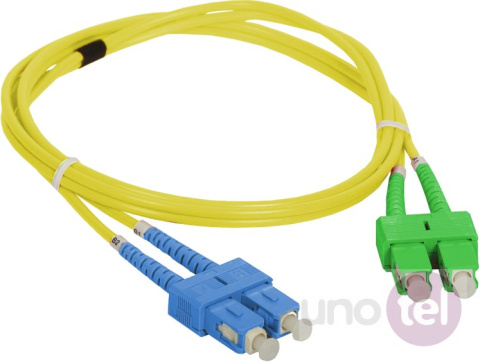 Patch cord SM SC/APC-SC duplex 9/125 5.0m FOC-SCASC-9SMD-5