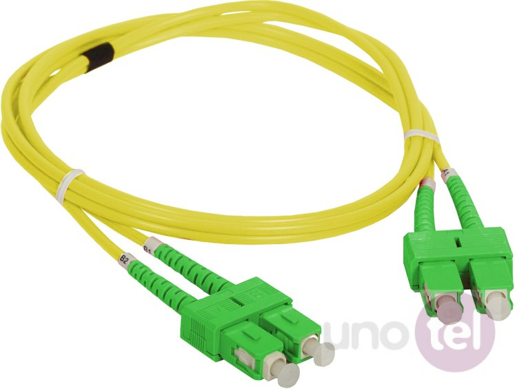 Patch cord SM SC/APC-SC/APC duplex 9/125 5.0m