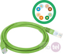 Patchcord U/UTP kat.5e PVC 2m zielony ALANTEC KKU5ZIE2