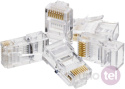 Wtyk RJ45 UTP kat.5e STANDARD (drut+linka) (op.100 szt) WT001OP