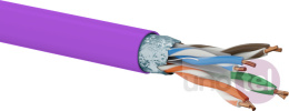 Kabel F/UTP kat.6 fioletowy LSOH Dca 4x2x23AWG 500m ALANTEC
