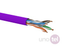 Kabel UTP kat.6 fioletowy LSOH Dca 4x2x23AWG 500m ALANTEC