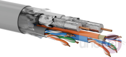 Kabel multimedialny 2 x UTP kat.5E, 2 x RG6, 2 x FO G657A1, LSOH 500m