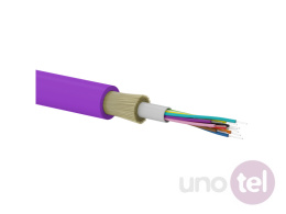 Kabel światłowodowy OM4 MM 12G 50/125 LSOH B2ca uniwersalny trudnopalny FireHardy U-DQ(ZN)BH
