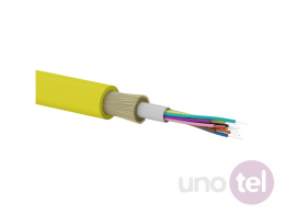 Kabel światłowodowy OS2 SM 12J 9/125 LSOH B2ca uniwersalny trudnopalny FireHardy ZW-NOTKtsdD / U-DQ(ZN)BH