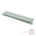Patch panel STP Kat.6 24xRJ45 szary ROLINE 26.11.0351
