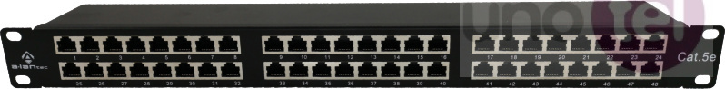 Patch panel STP kat.5e 48 portów złącza IDC ALANTEC