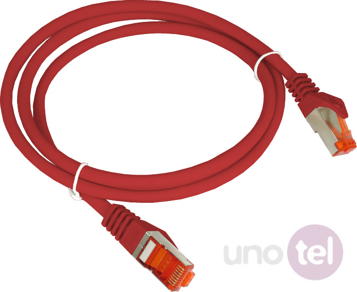 Patchcord F/UTP kat.6 PVC 0.25m czerwony ALANTEC KKS6CZE0.25 Patchcord F/UTP kat.6 PVC 0.25m czerwony ALANTEC KKS6CZE0.25