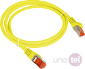 Patchcord F/UTP kat.6 PVC 0,25m żółty ALANTEC KKS6ZOL0.25