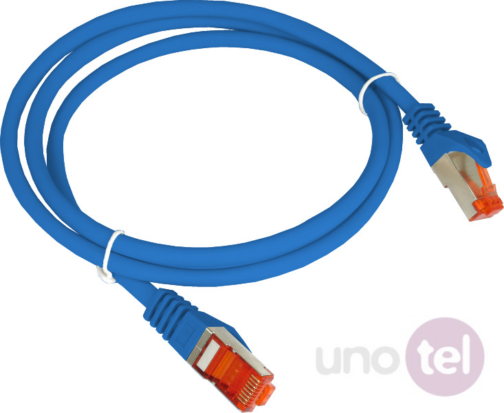 Patchcord S/FTP kat.6A LSOH 2m niebieski ALANTEC KKS6ANIE2.0 Patchcord S/FTP kat.6A LSOH 2m niebieski ALANTEC KKS6ANIE2.0