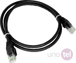 Patchord UTP kat.6A LSOH 0.25m czarny ALANTEC KKU6ACZA0.25 Patchord UTP kat.6A LSOH 0.25m czarny ALANTEC KKU6ACZA0.25