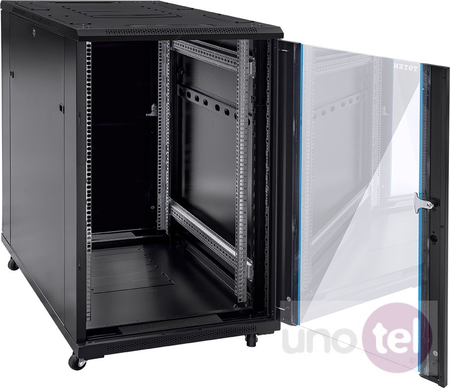 Szafa stojąca rack 22U 600x600 czarna Toten Szafa stojąca rack 22U 600x600 czarna Toten