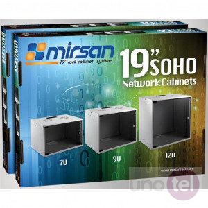 Szafa rack 7U 400mm do samodzielnego montażu Szafa rack 7U 400mm do samodzielnego montażu