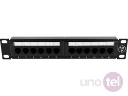 Patch panel UTP kat.5e 12 portów LSA 10'' 1U ALANTEC PK014