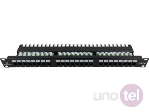 Patchpanel UTP kat.6 24 porty RJ45 PK001 Patchpanel UTP kat.6 24 porty RJ45 PK001