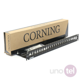 Patch panel niewyposażony 24xRJ45 1U 19'' CORNING MAXCSV-02408-C001