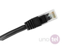 Cable patch cord UTP cat 5e black KKU5CZA0.25