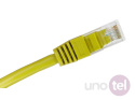 Cable patch cord UTP cat 5e yellow 0,25m KKU5ZOL0.25