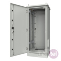 Szafa przemysłowa rack IP55 19'' 32U 600x600 drzwi metalowe, kolor szary MR.IP55G32U66.03