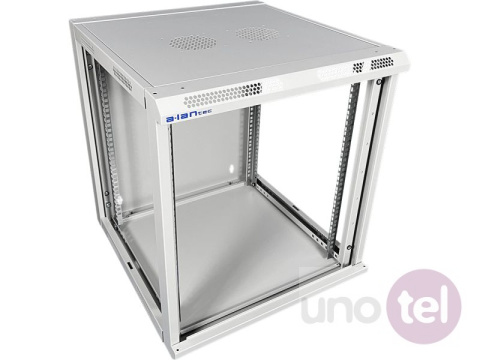 Szafa teletechniczna 12U drzwi przednie metalowe SW-12U-600-500-N-DMJ-OP-RP-B-S Szafa teletechniczna 12U drzwi przednie metalowe SW-12U-600-500-N-DMJ-OP-RP-B-S