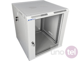 Szafa wisząca rack 9U 600x500 drzwi szklane ALANTEC SW-9U-600-500-N-DSJ-OP-RP-B-S