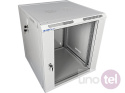 Szafa wisząca rack 9U 600x600 drzwi szklane ALANTEC SW-9U-600-600-N-DSJ-OP-RP-B-S