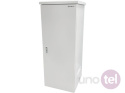 Outdoor network cabinet 19'' 42U 600x600 metal door, gray