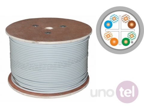 Kabel F/UTP kat.6 LSOH B2ca 4x2x23AWG 500m ALANTEC KIF6LSOH500B Kabel F/UTP kat.6 LSOH B2ca 4x2x23AWG 500m ALANTEC KIF6LSOH500B