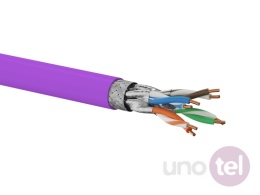 Kabel S/FTP kat.7A LSOH B2ca 4x2x23AWG 500m fioletowa powłoka WireArte KIS7ALSOH500PB