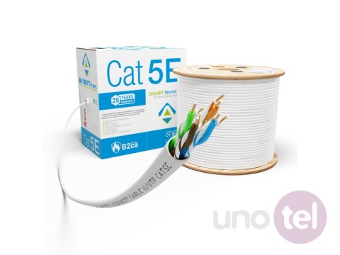 Kabel U/UTP kat.5e – B2ca (LSOH) 100% Miedź (CU) 305m | Alantec