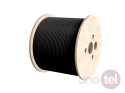 Kabel U/UTP kat.6A LSOH B2ca 4x2x23AWG 500m czarna powłoka WireArte KIU6ALSOH500XB