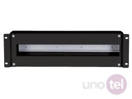 Panel dystrybucji napięć 19'' 3U, bez wyposażenia, czarny SA-PDN-3U-C