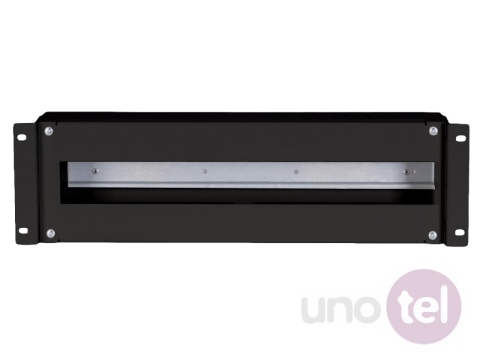 Panel dystrybucji napięć 19'' 3U, bez wyposażenia, czarny SA-PDN-3U-C Panel dystrybucji napięć 19'' 3U, bez wyposażenia, czarny SA-PDN-3U-C