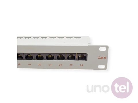 Patch Panel UTP Kat.6 24xRJ45 19'' szary ROLINE 26.11.0355