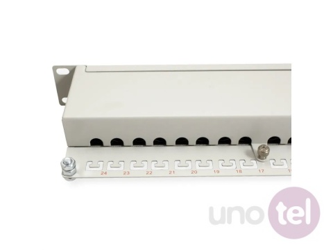 Patch panel STP Kat.6 24xRJ45 szary ROLINE 26.11.0351