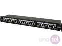 Patch panel STP kat.6 24 porty złącza LSA 1U 19'' Q-LANTEC PK-S6-1