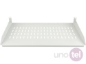 Półka stała 19'' 1U głęb. 280mm, szara, 2 punkty mocowania SA-P-19-1U-280-2-S-01