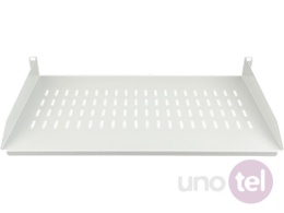 Półka stała 19'' 1U głęb. 280mm, szara, 2 punkty mocowania SA-P-19-1U-280-2-S-01