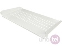 Półka stała 19'' 1U głęb. 280mm, szara, 2 punkty mocowania SA-P-19-1U-280-2-S-01