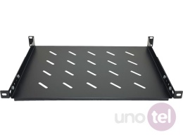 Półka stała 19'' 1U głęb. 350mm, czarna, 4 punkty mocowania SA-P-19-1U-350-4-C-02