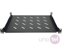 Półka stała 19'' 1U głęb. 350mm, czarna, 4 punkty mocowania SA-P-19-1U-350-4-C-02
