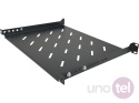 Półka stała 19'' 1U głęb. 350mm, czarna, 4 punkty mocowania SA-P-19-1U-350-4-C-02