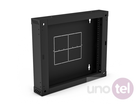 Sekcja tylna 150mm (zawiasowa / uchylna) do szafek 18U 450mm, czarna ALANTEC