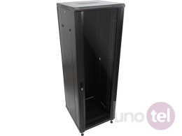 Szafa rack 32U 600x800 drzwi przednie szklane, tylne metalowe Q-LANTEC