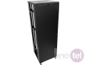 Szafa rack 19'' 42U 600x800 drzwi przednie szklane, tylne metalowe Q-LANTEC