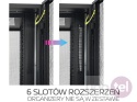 Szafa Serwerowa 42U 800x1200 WireArte DC ( Wersja Flat Pack, Nośność 1500 kg, Drzwi perforowane) SS-42U-800-1200-WA01-F
