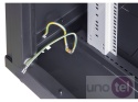 Szafa rack 19'' 42U 600x600 drzwi metalowe przód i tył WireArte SS-42U-600-600-WA02-C